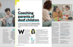Coaching parents of deaf children